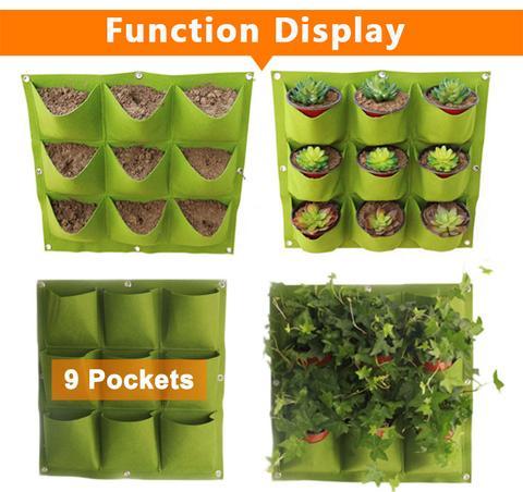 Sac de Culture Vertical – Jardin Suspendu à Poches Multiples