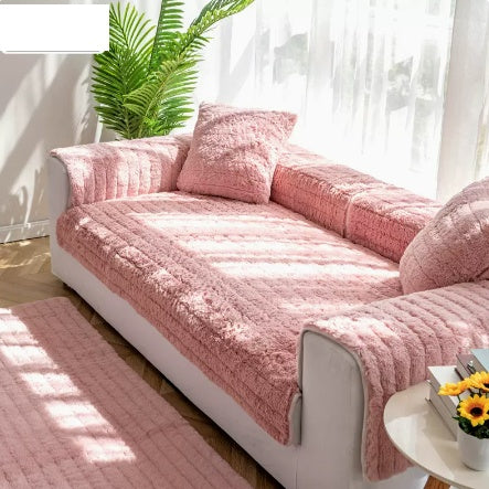 Coussin de Canapé en Peluche – Épais, Chaud et Antidérapant