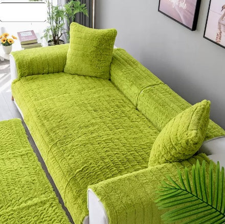 Coussin de Canapé en Peluche – Épais, Chaud et Antidérapant