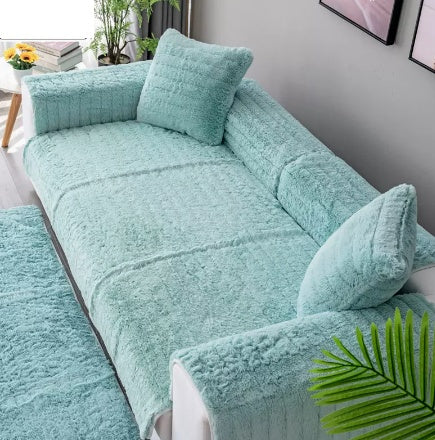 Coussin de Canapé en Peluche – Épais, Chaud et Antidérapant